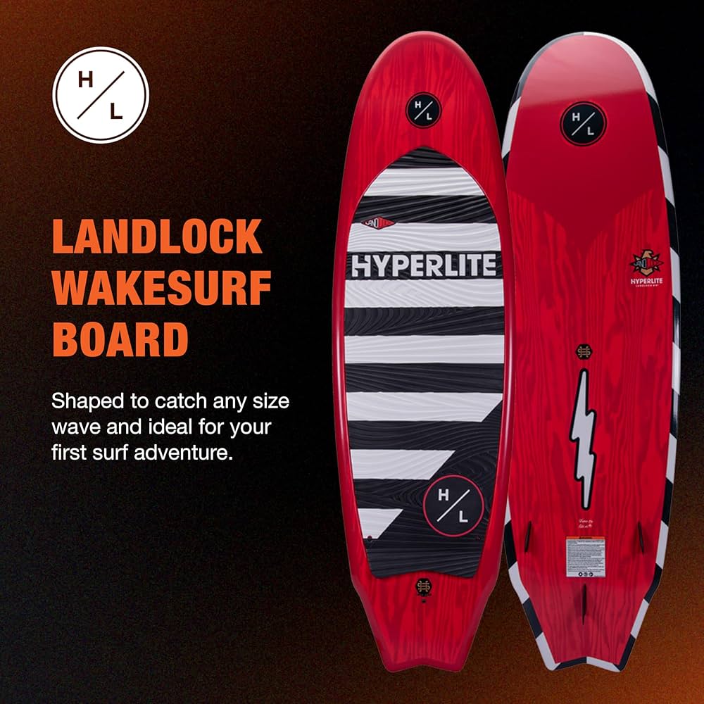 Amazon.com: Hyperlite Landlock Wakesurf Board – Forgiving