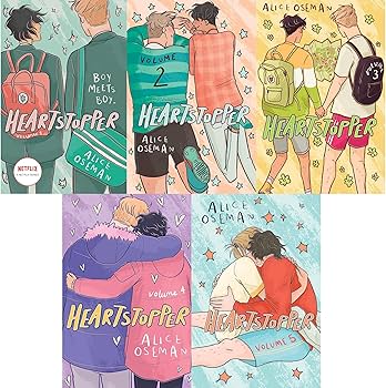 Heartstopper Series (Volumes 1-5) Books Collection Set By Alice