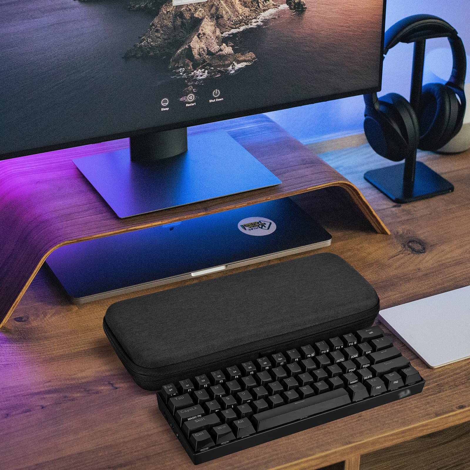 Amazon.co.jp: Linkidea コンパクト 60% キーボード用ハードトラベル