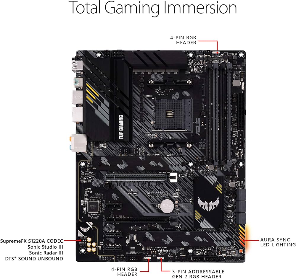 Amazon | ASUS TUF Gaming B550-PRO AMD AM4(Ryzen 5000/3000) ATX