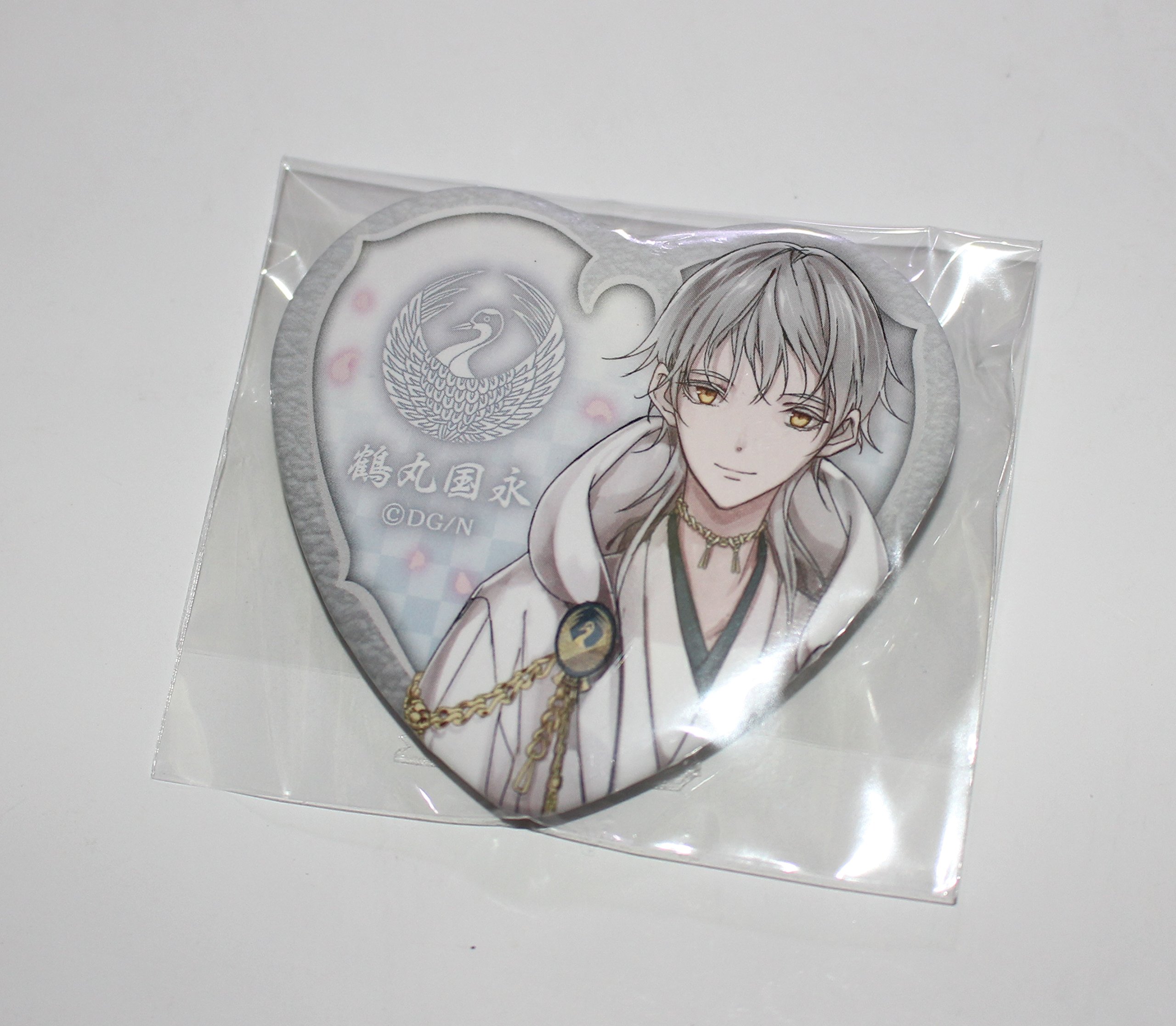 Amazon.co.jp: 刀剣乱舞-ONLINE- ハート缶バッジコレクション 四 鶴丸