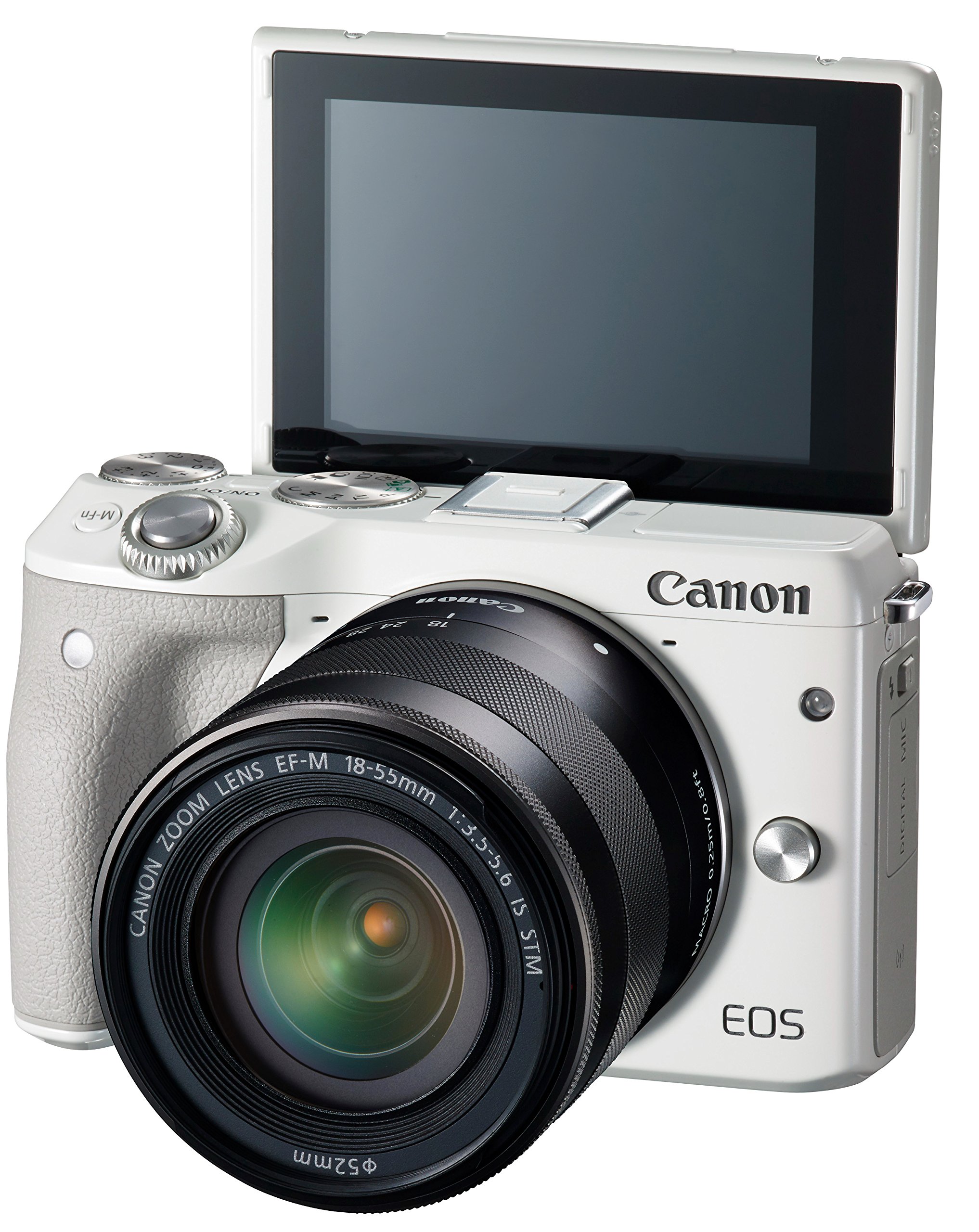 Amazon | Canon ミラーレス一眼カメラ EOS M3 レンズキット(ホワイト