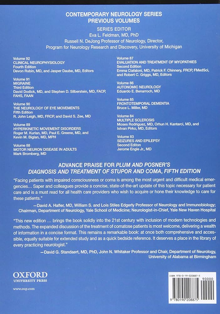 Amazon | Plum and Posner's Diagnosis and Treatment of Stupor and