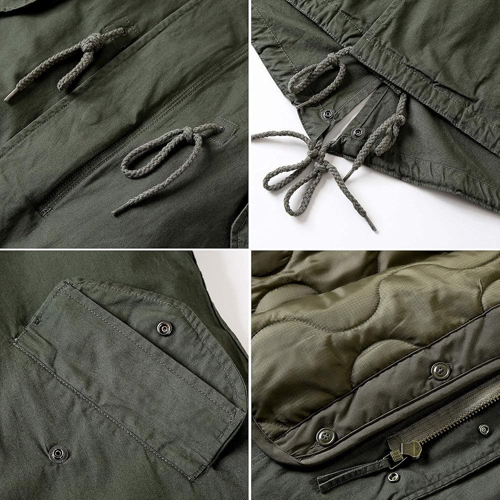 Amazon | [UNILETS] 米軍M-51 フィッシュテールパーカ モッズコートOD