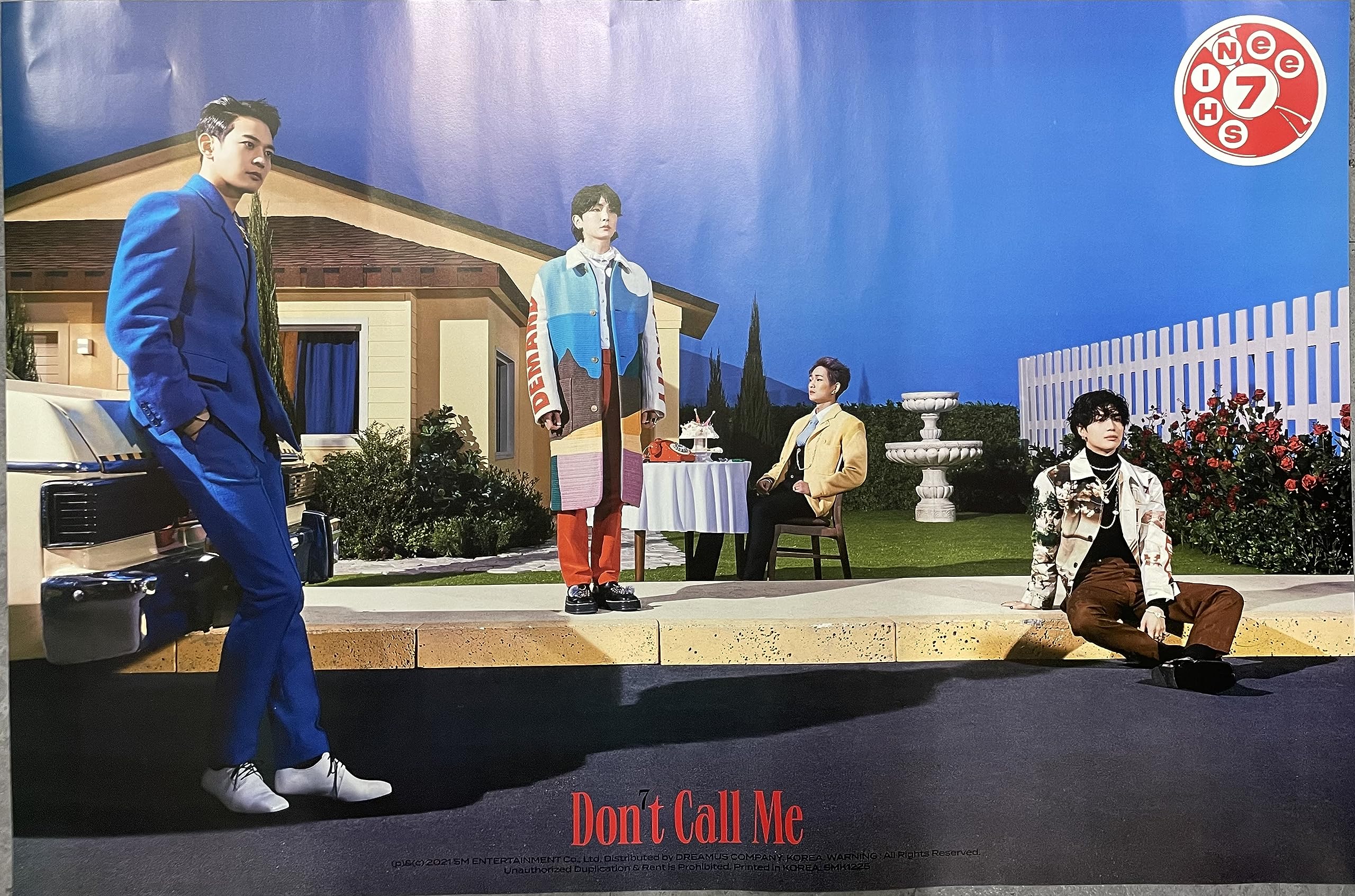 Amazon.com: SHINee - DON'T CALL ME album Official Unfolded Poster