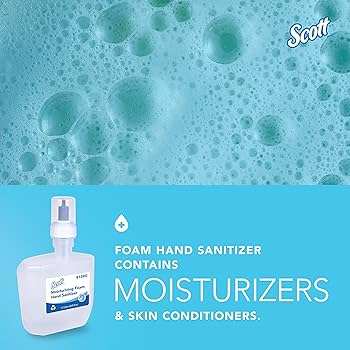 Amazon.com: Kleenex Moisturizing Foam Hand Sanitizer (91590