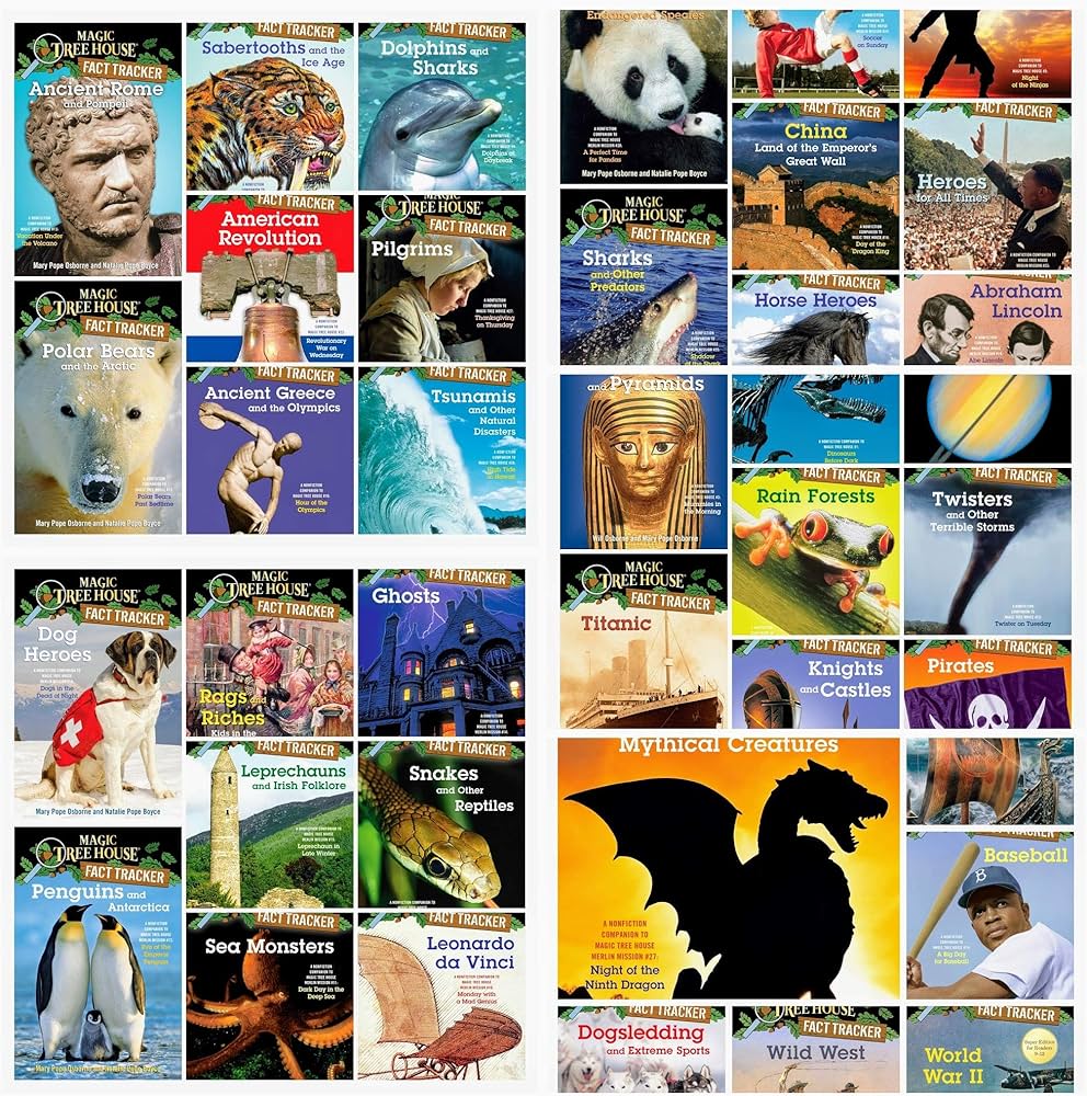 Magic Tree House Fact Trackers Complete 38 Book Set Collection