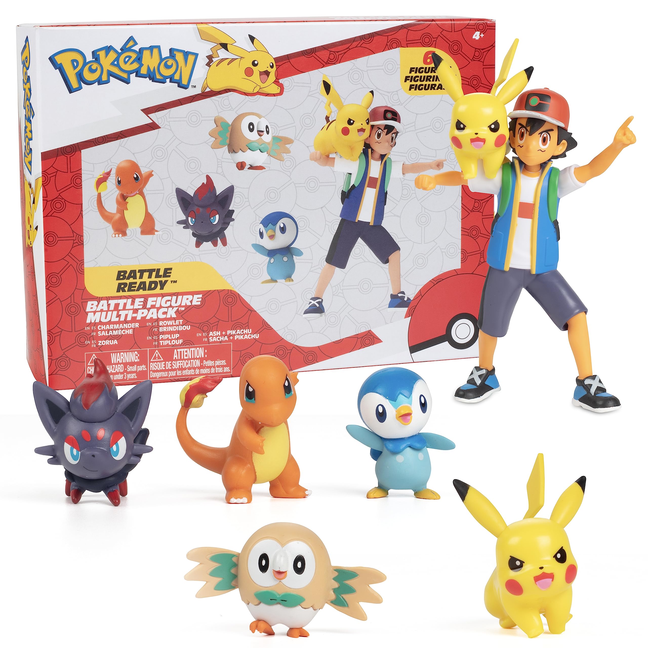 Pokémon Battle Ready! Figure Set, 6 Pieces - 4.5