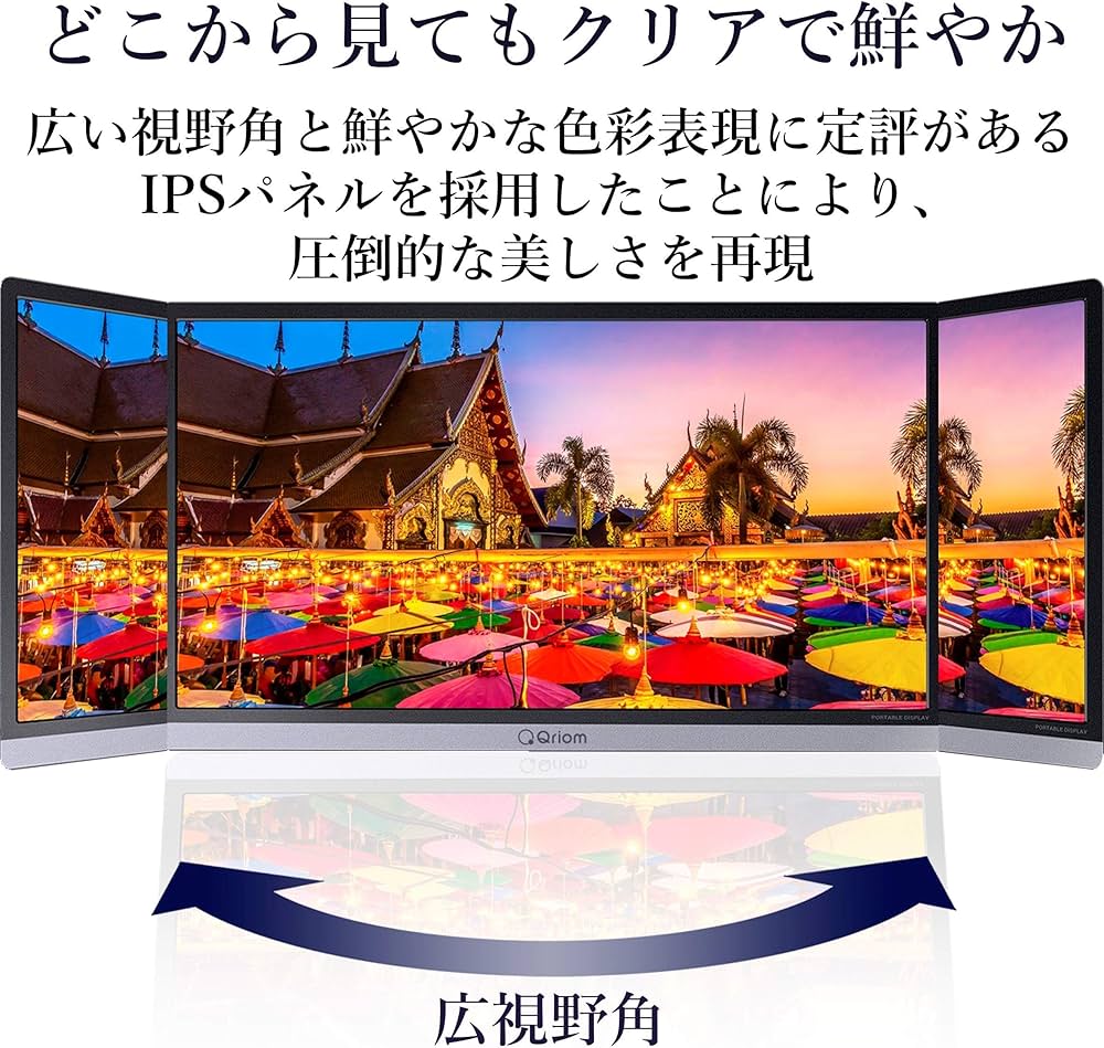 Amazon.co.jp: 山善 モバイルモニター 15.6インチ モバイル