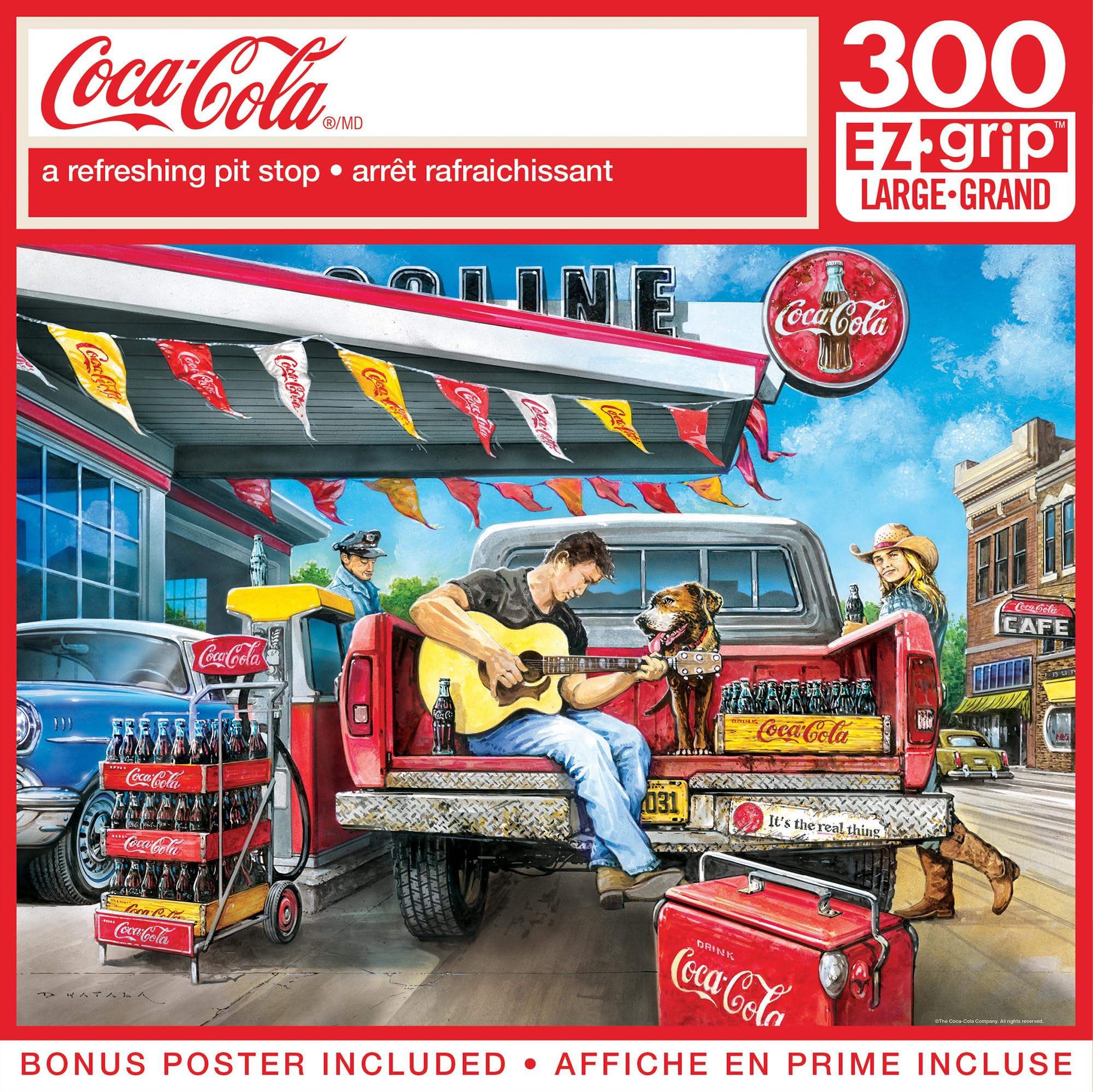 Amazon.com: Masterpieces Coca-Cola Jigsaw Puzzle - 300 Piece EZ