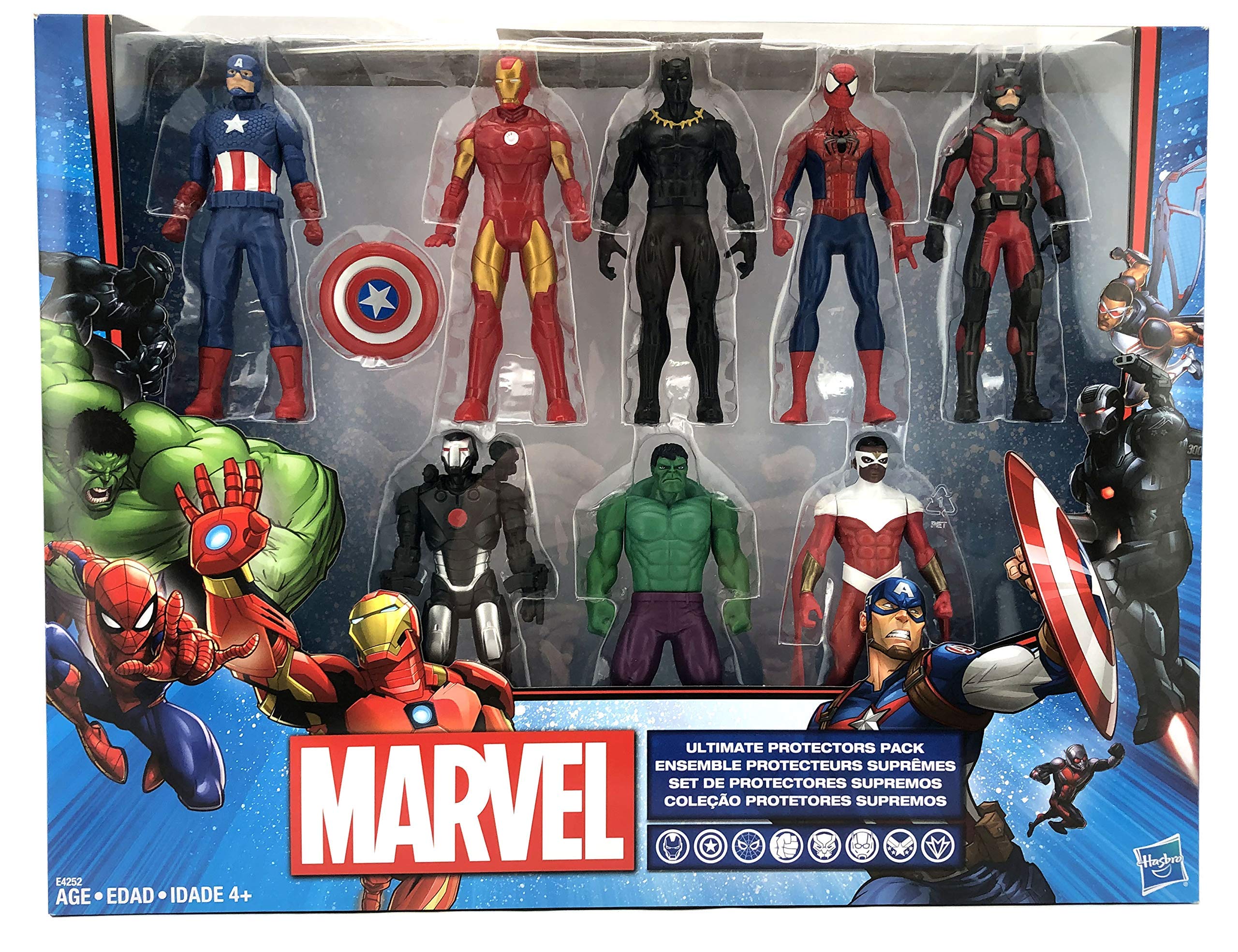 Amazon.com: Marvel Avengers Action Figures - Iron Man, Hulk, Black