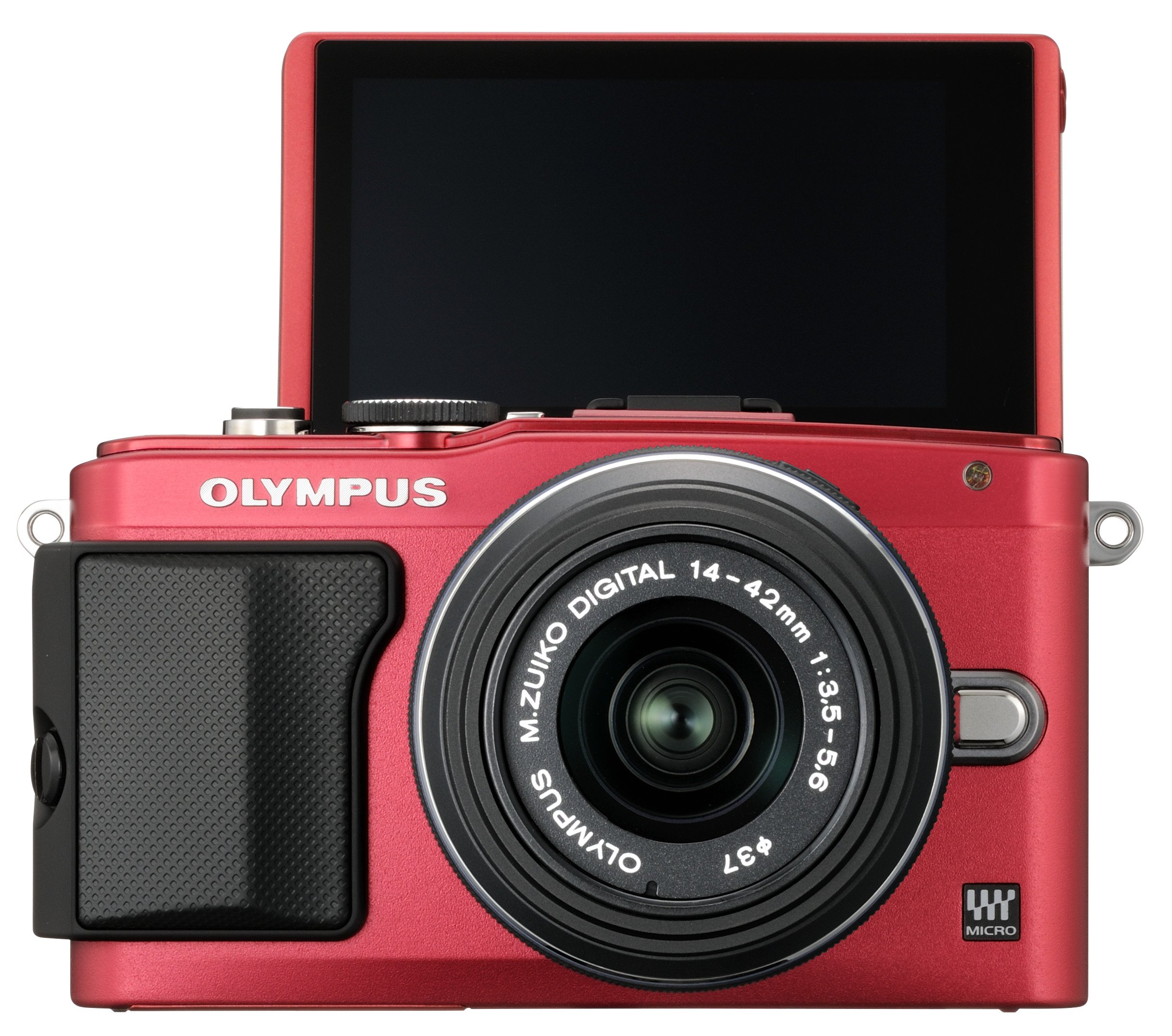 Amazon | OLYMPUS ミラーレス一眼 PEN Lite E-PL6 レンズキット レッド