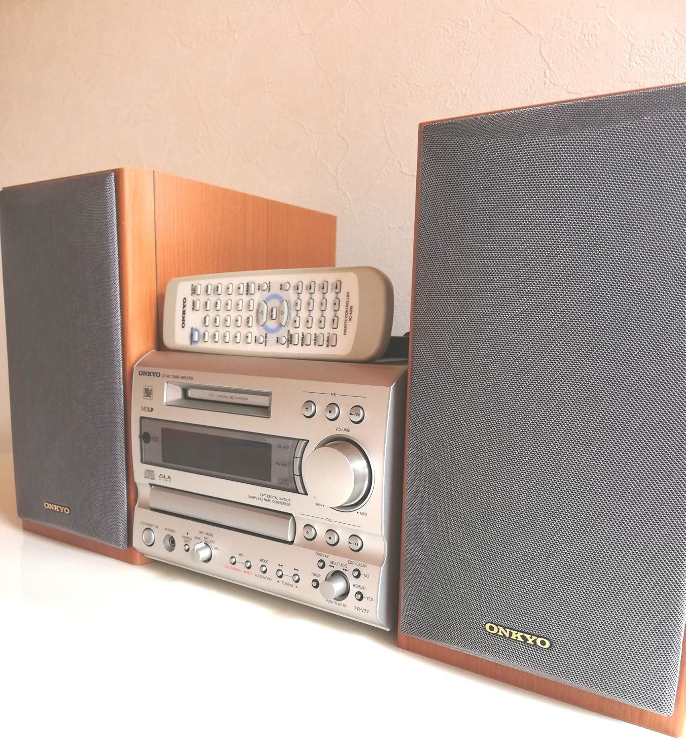 ONKYO FR-V77 CD/MDチューナー Amplifierシステムユーザーマニュアル