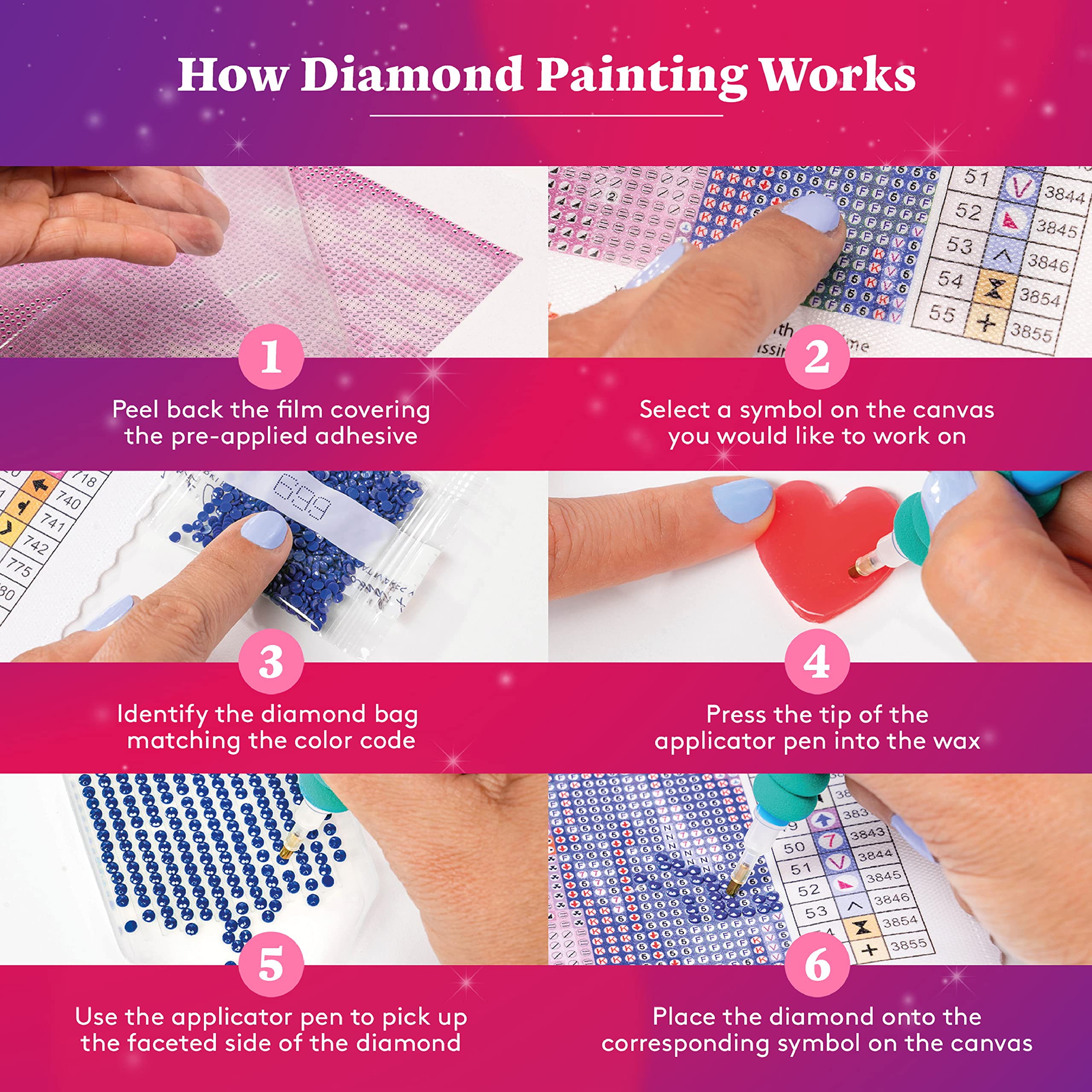 Amazon.co.jp: DIAMOND ART CLUB オーロラ ユニコーン ダイヤモンド