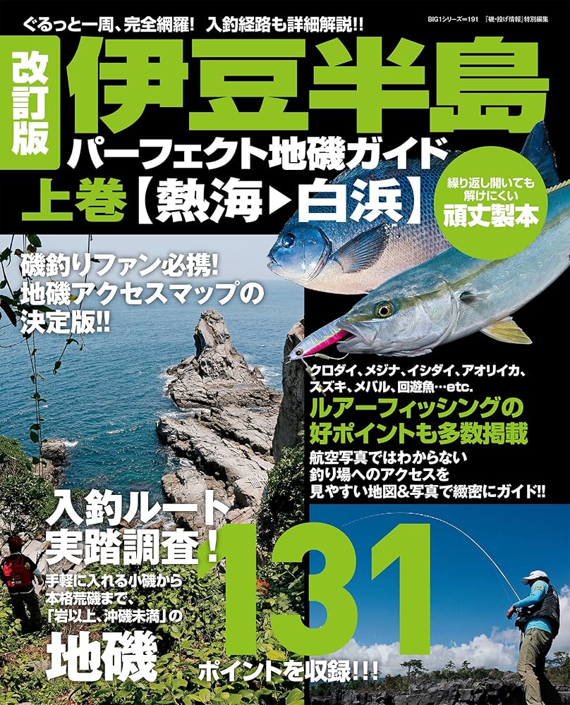改訂版 伊豆半島パーフェクト地磯ガイド 上巻[熱海→白浜] (BIG1 191