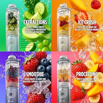 Amazon.com: Ninja Blast Max, Portable Blender + Twist & Go