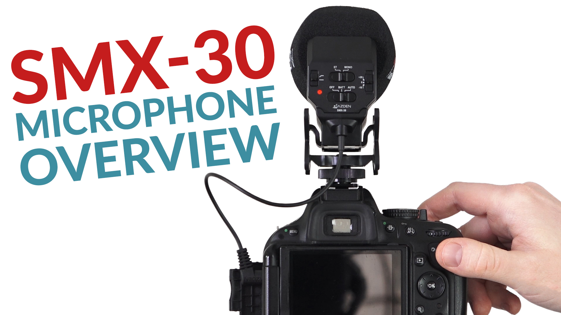 Amazon.com : Azden SMX-30 Stereo/Mono Switchable Video Microphone