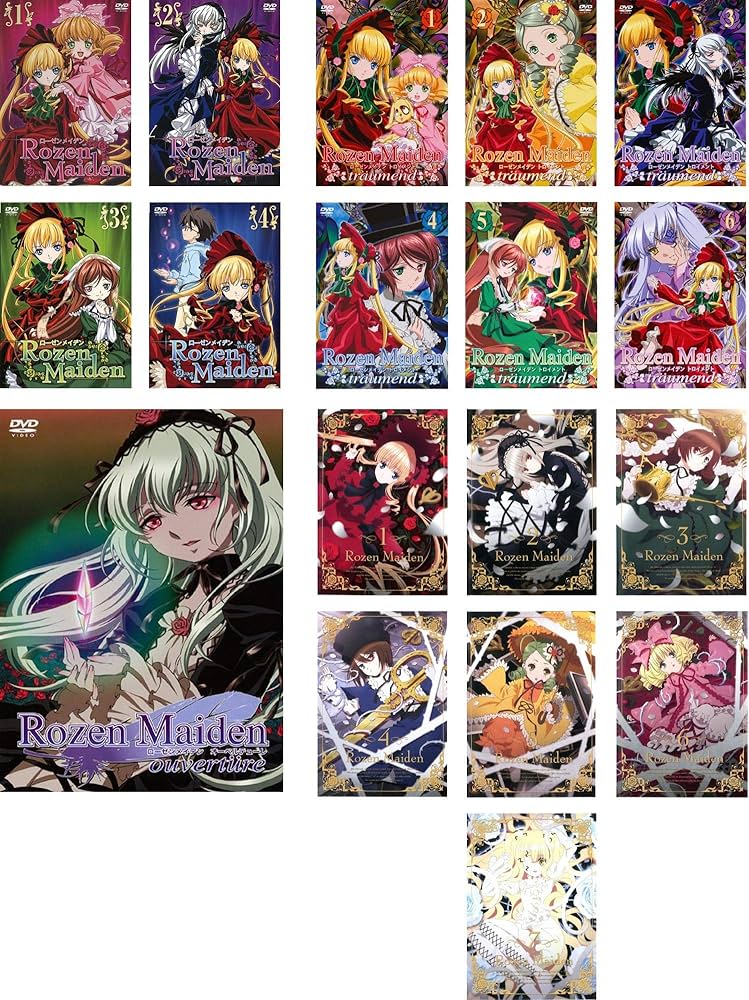 ローゼンメイデン】 DVD-BOX全2巻＋OVAセット ローゼンメイデン(第1期