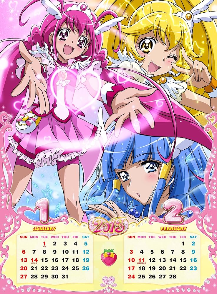 Japanese Anime Calendar 2013 Smile Precure! (japan import