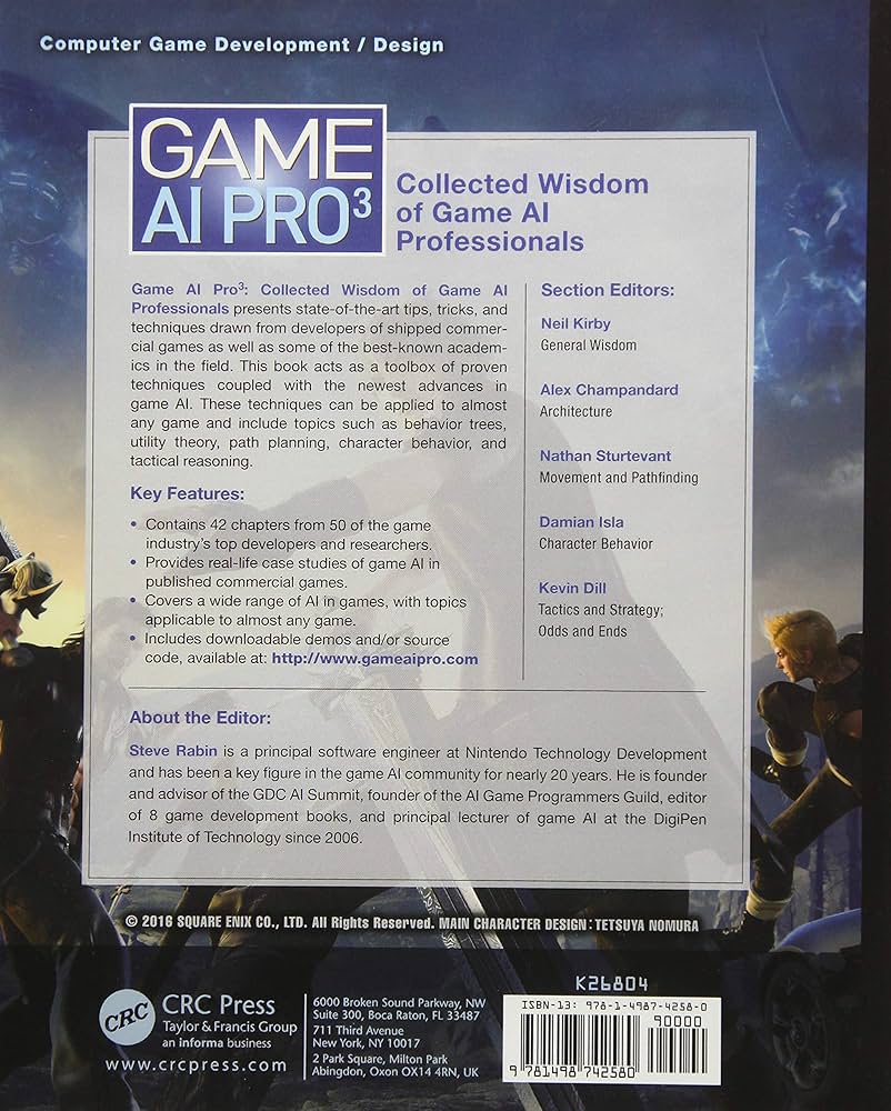 Game AI Pro 3: Collected Wisdom of Game AI Professionals