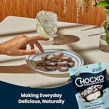 Amazon.com : Chocxo Dark Chocolate Coconut Cups - Low in Sugar