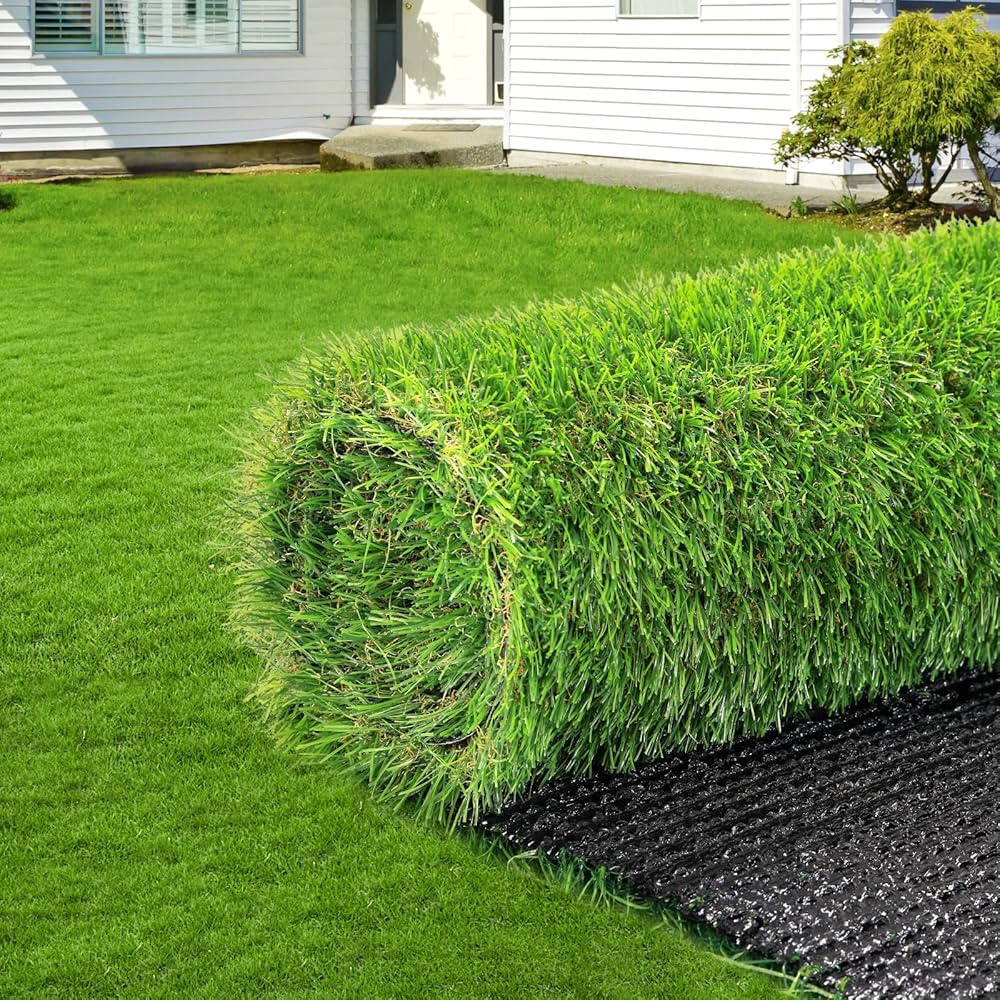 Amazon | 人工芝 ロール 防草シート 2m×10m 芝丈35mm 高密度40万本