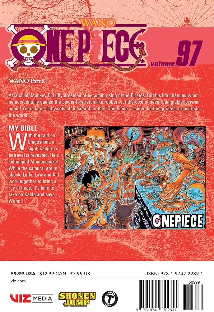 Amazon.com: One Piece, Vol. 97: 9781974722891: Oda, Eiichiro: Books
