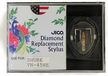 Amazon.co.jp: JICO レコード針 SHURE VN-45HE用交換針 Sダエン針 192