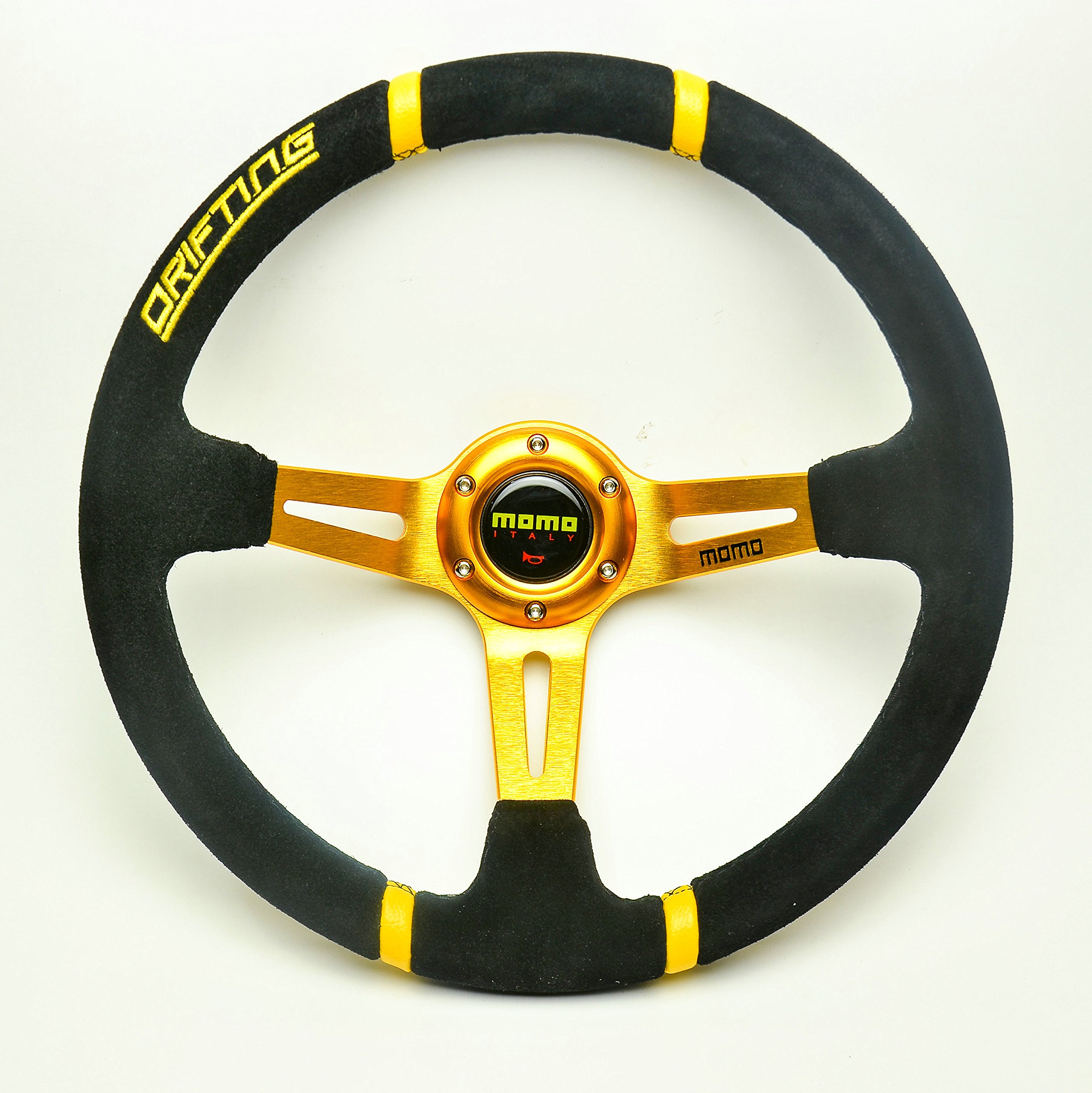 Amazon | MOMO モモ ステアリング 35Φ 5125 ゴールド | ステアリング