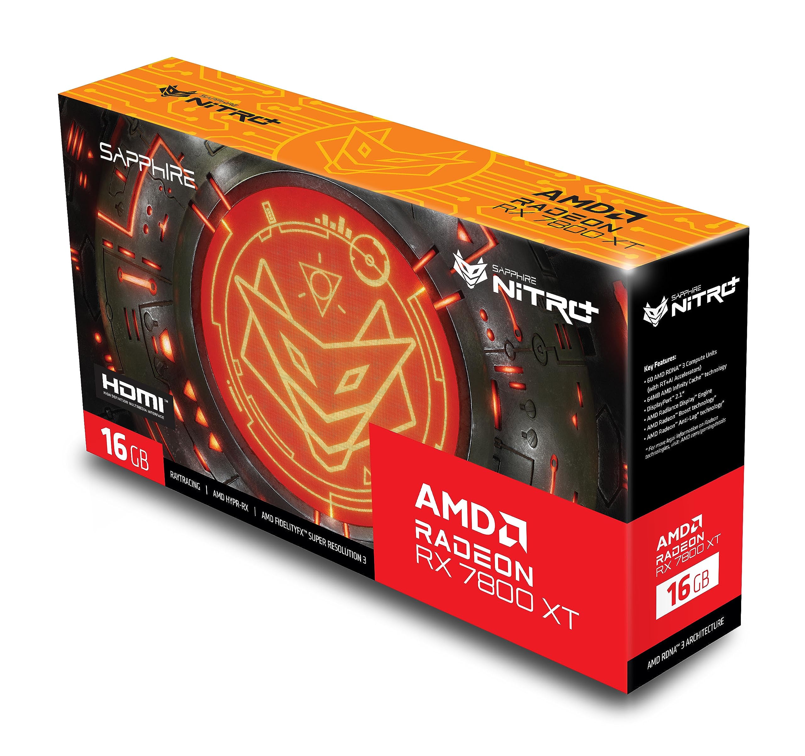 Amazon | Sapphire 11330-01-20G Nitro+ AMD Radeon RX 7800 XT