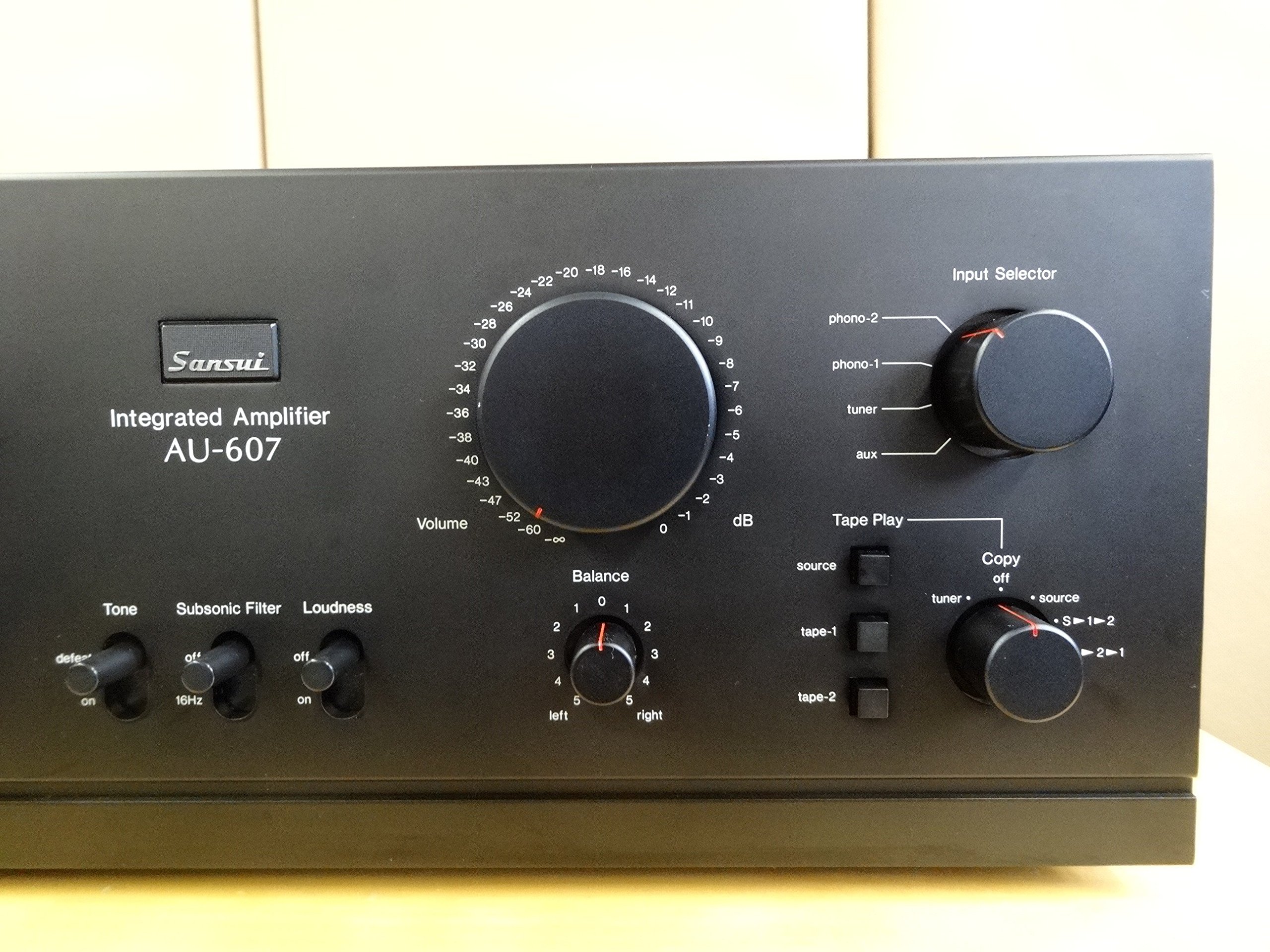 Amazon.co.jp: SANSUI 山水電気 サンスイ AU-607 ステレオプリメイン