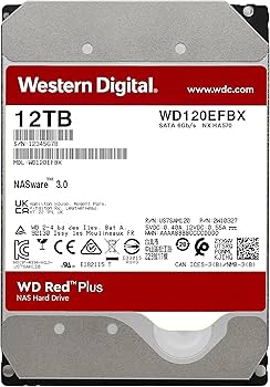 Amazon.com: Western Digital 12TB WD Red Plus NAS Internal Hard