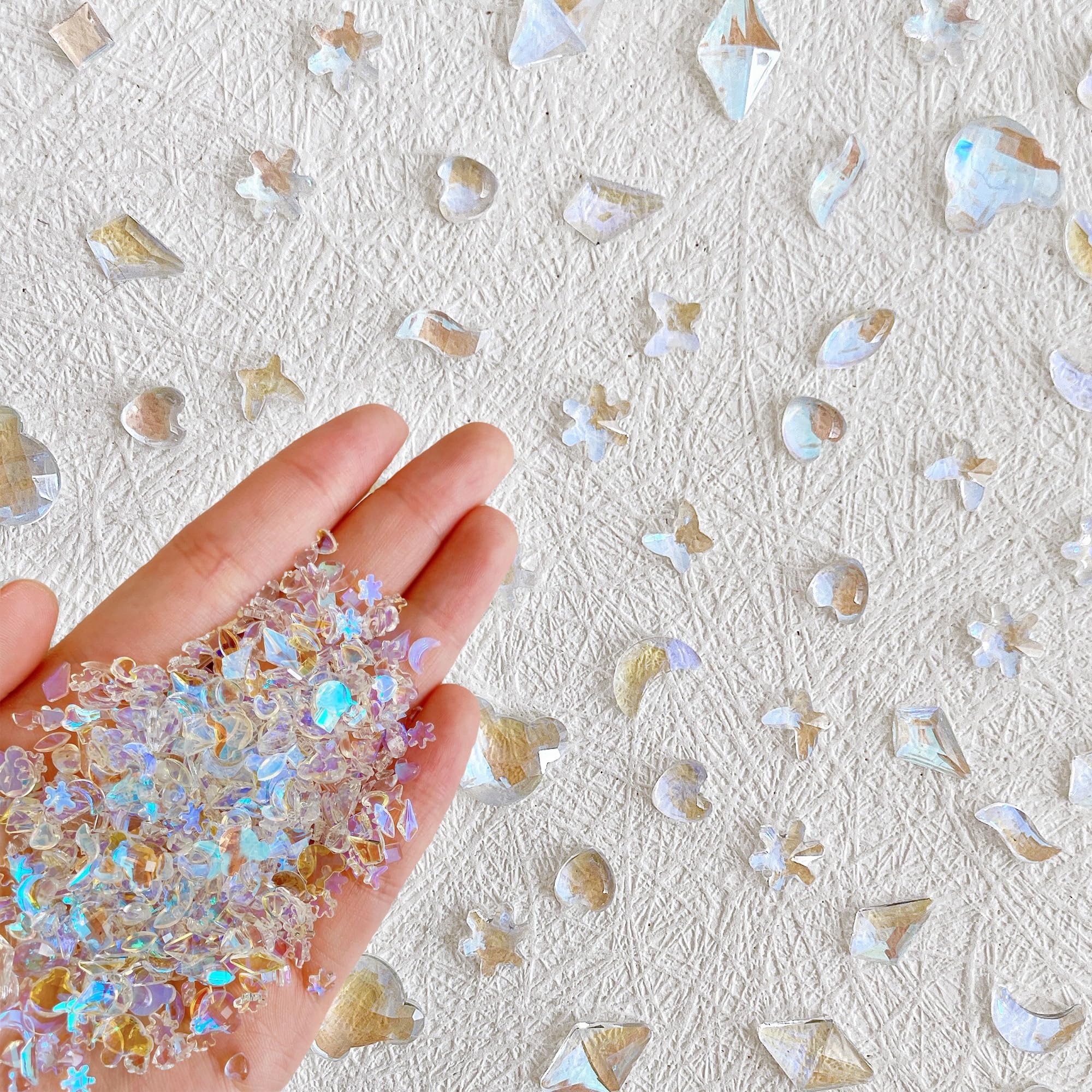 Amazon.co.jp: DEVENTORZ ラインストーン ネイルパーツ 約200粒