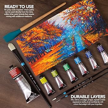 Amazon.com: Daler Rowney Georgian 10-Tube Selection Artist Oil
