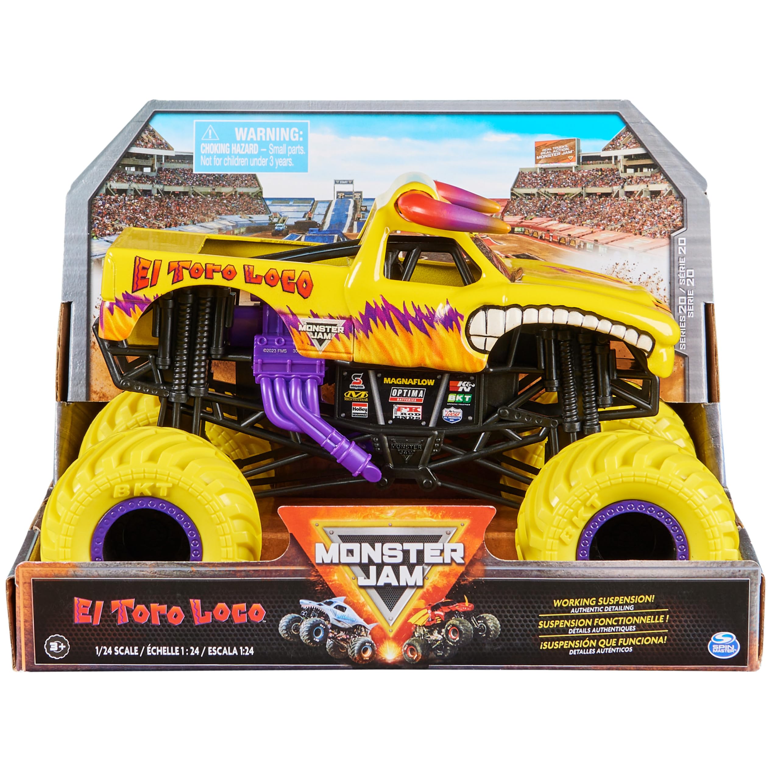 Amazon.com: Monster Jam, Official El Toro Loco Monster Truck