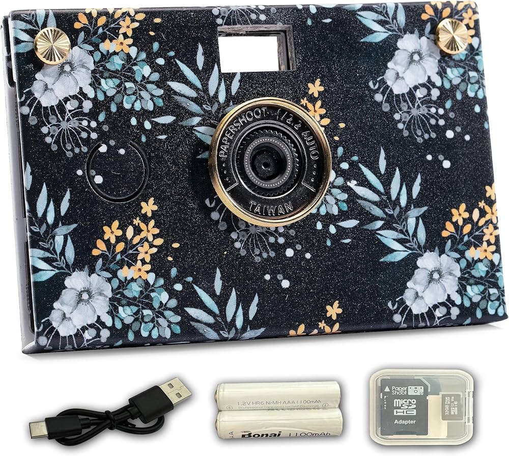 Amazon | ペーパーシュートカメラ - 18MP コンパクトデジタルペーパー