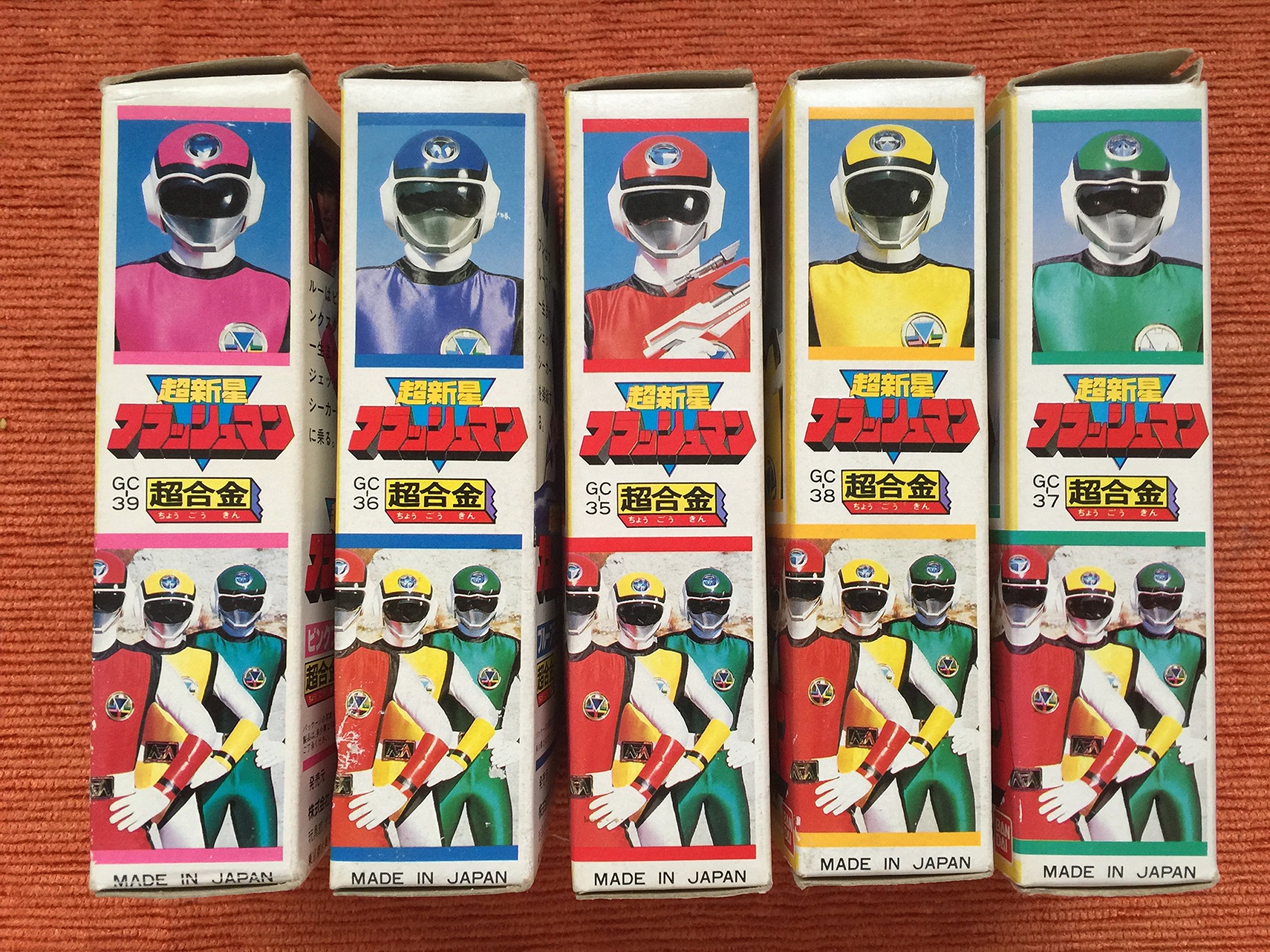 Amazon.co.jp: 超新星フラッシュマン 超合金フラッシュマン5体セット