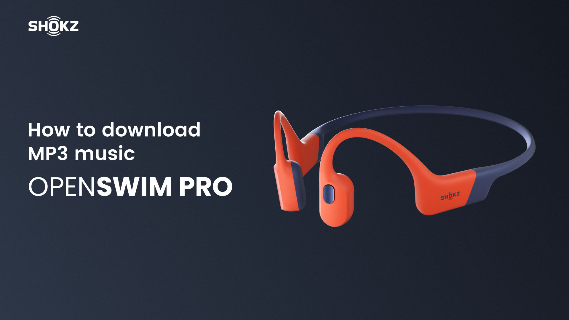 Amazon.com: SHOKZ OpenSwim Pro - Open-Ear Bluetooth & MP3 Bone