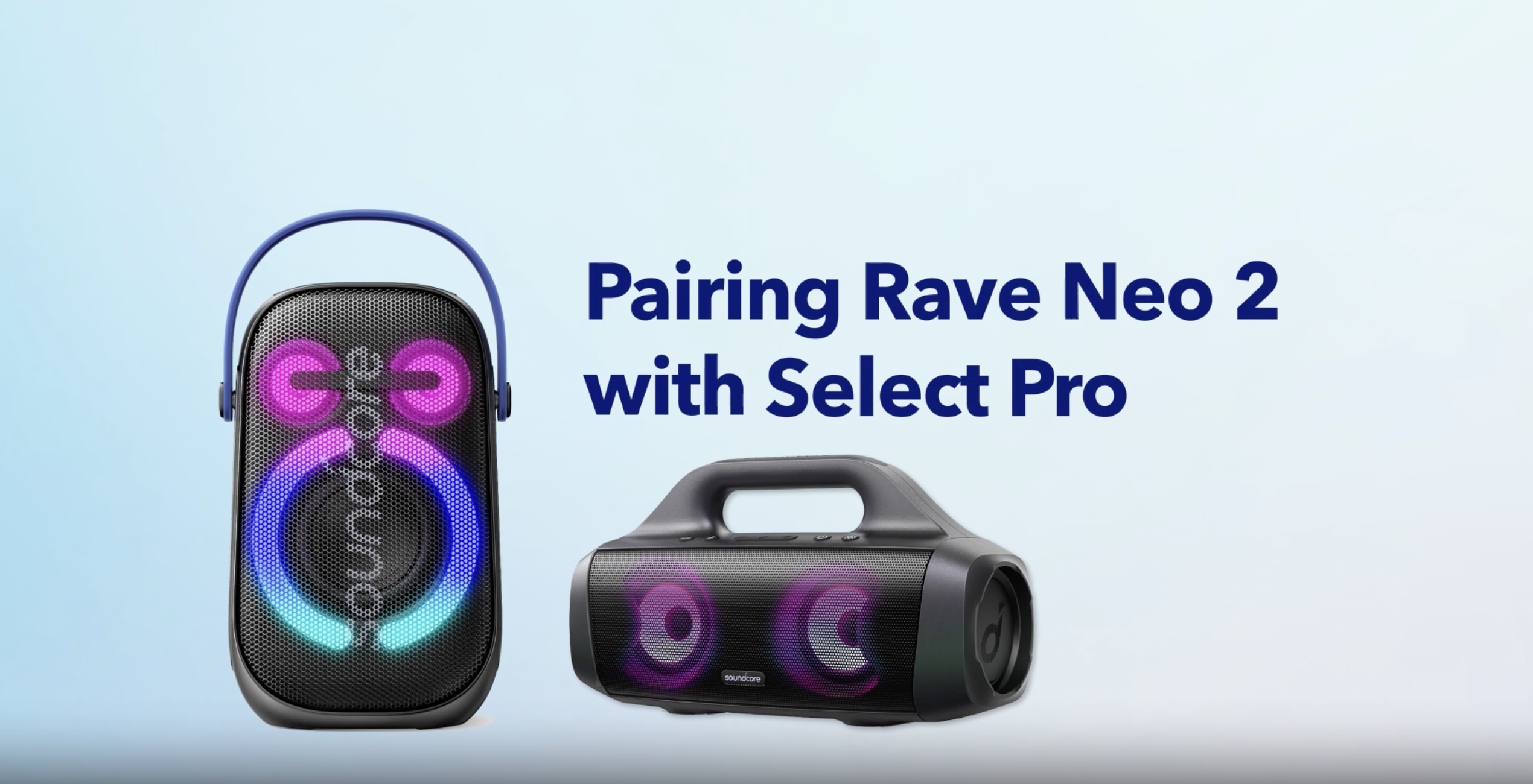 Anker soundcore Rave Neo 2 Portable Speaker with 80W Stereo Sound