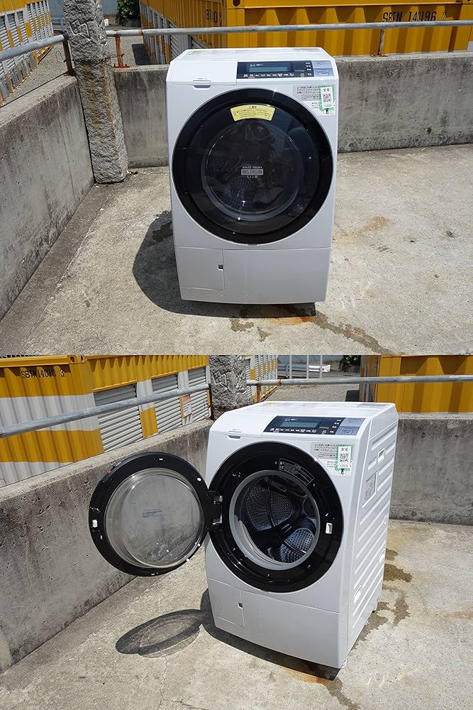 Amazon.co.jp: R▽日立 ドラム式洗濯機 2016年 10.0kg 乾燥 6.0kg 温水