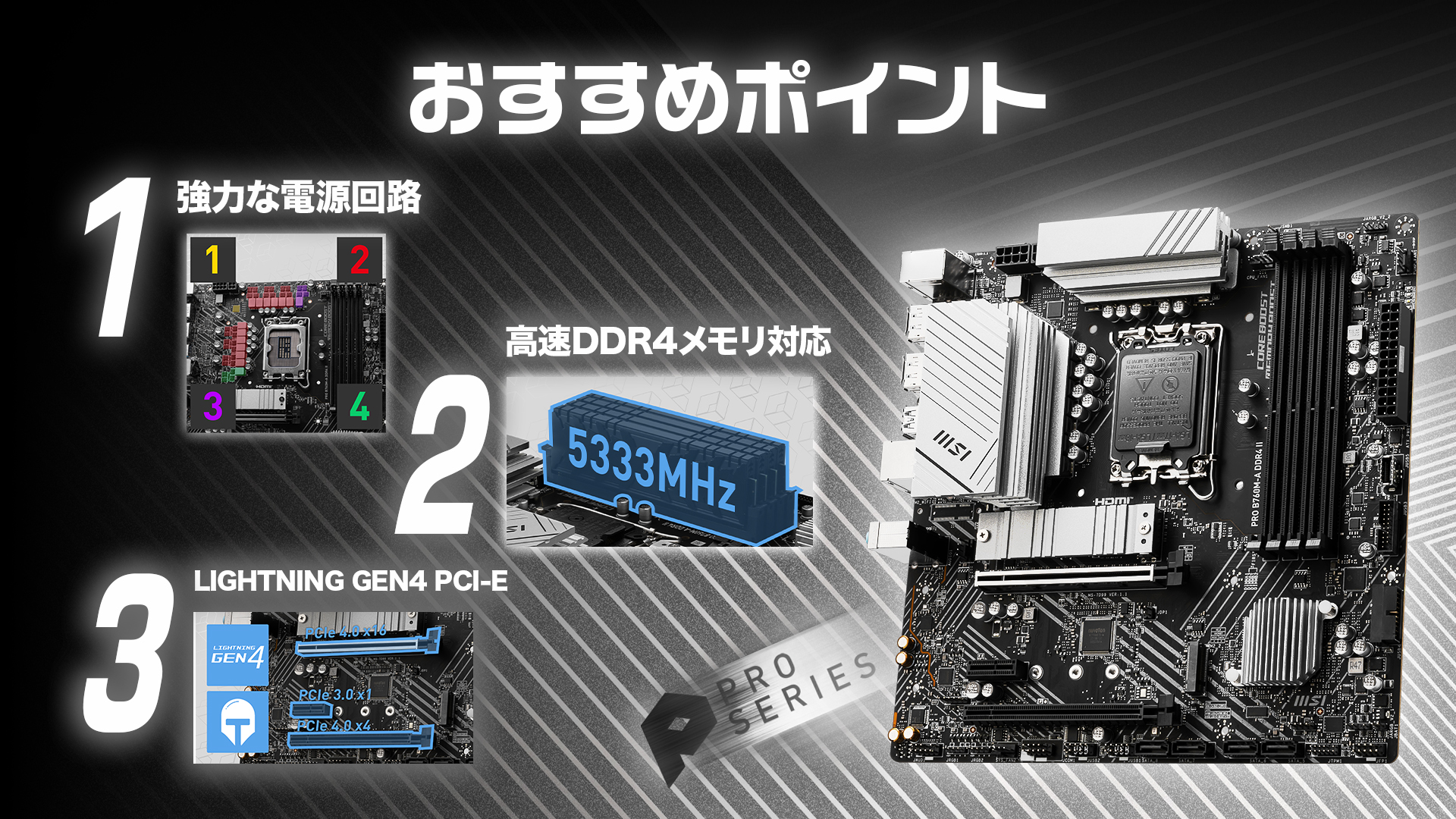 Amazon.co.jp: 【MSIセット】【B760+ 人気MSI PCケース】MSI
