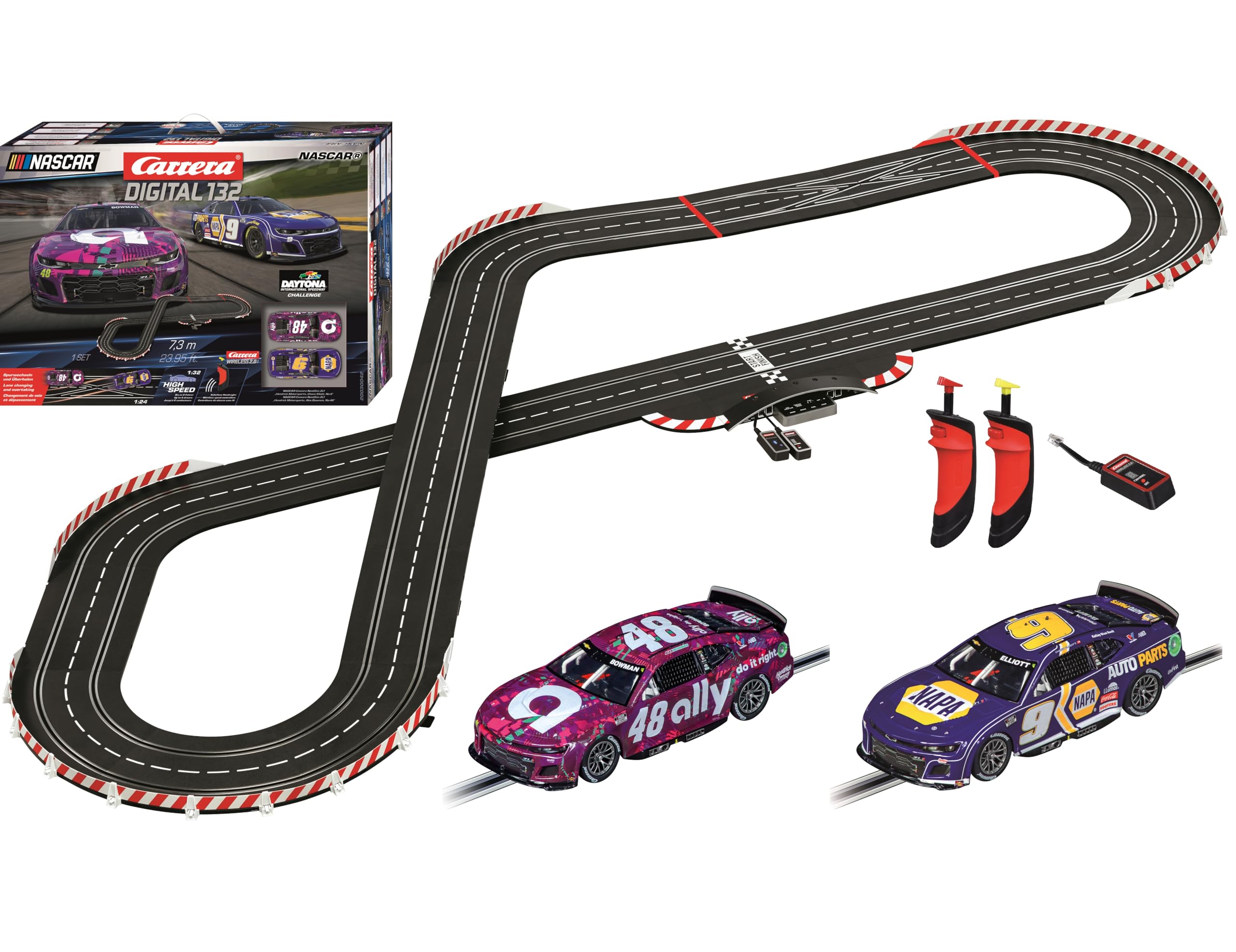 Amazon.com: Carrera Digital 132 20030042 NASCAR Daytona Challenge