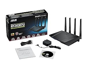 Amazon.com: ASUS RT-AC87U AC2400 Dual Band Gigabit WiFi Router