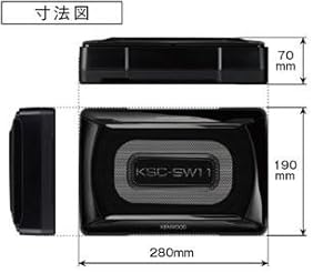 Amazon | ケンウッド RCA チューンアップサブウーファーシステム KSC