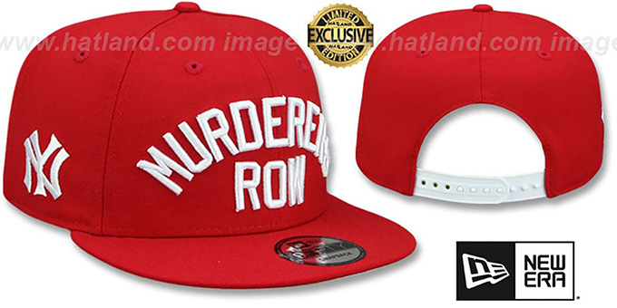 New York Yankees MURDERERS ROW SNAPBACK Red Hat by New Era