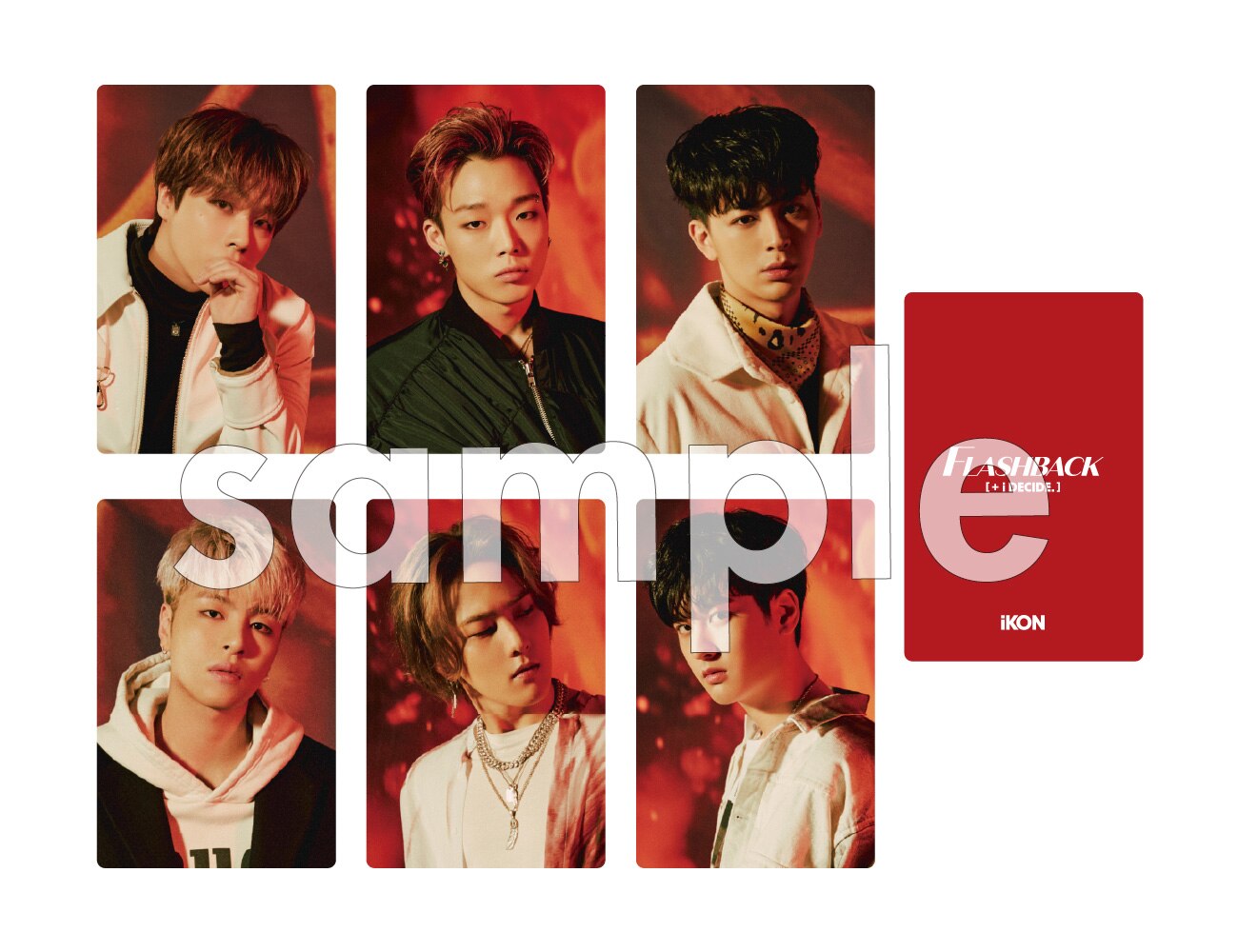 商品展開図公開!!】JAPAN NEW ALBUM『FLASHBACK [+ i DECIDE]』｜iKON