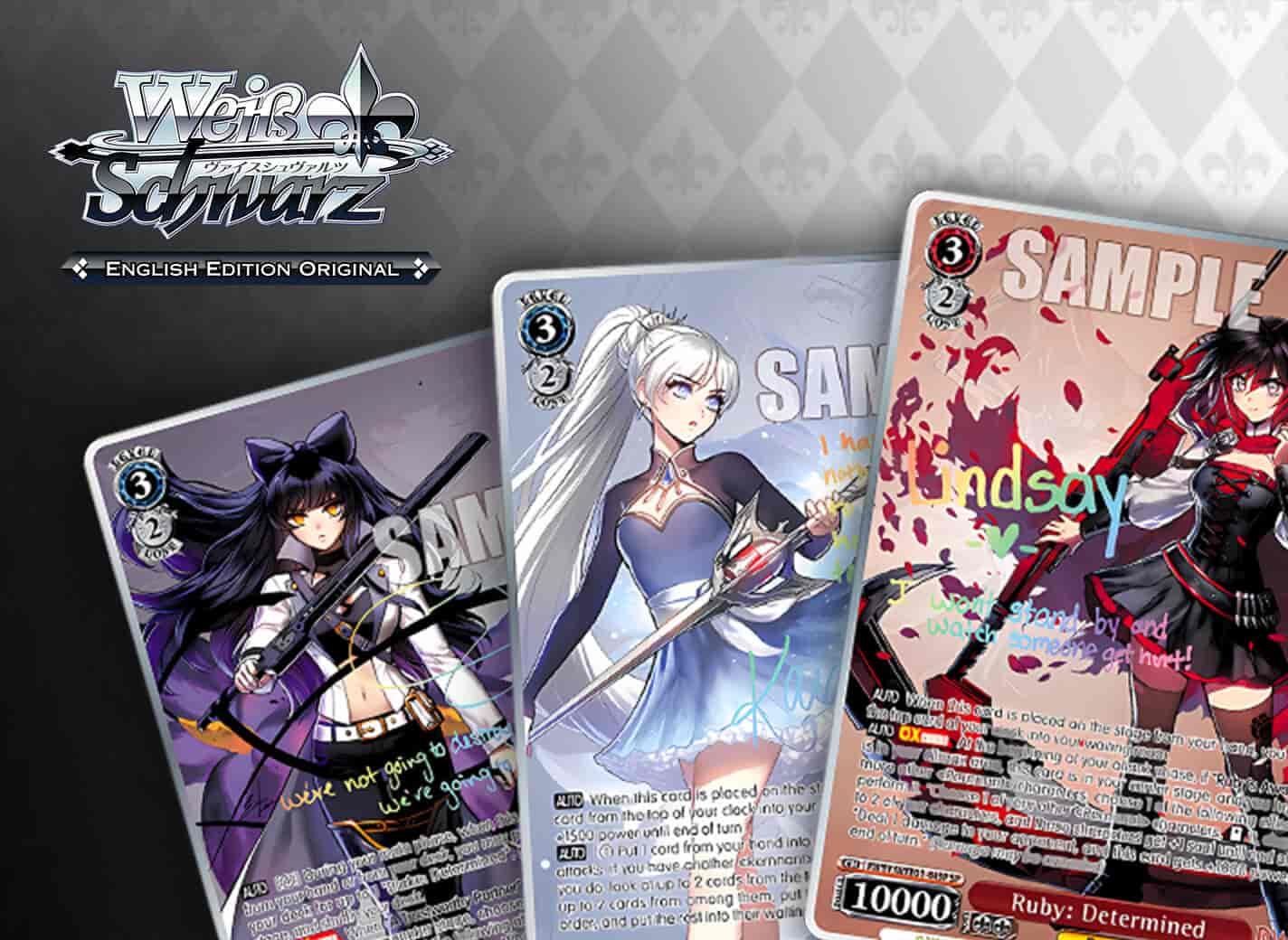 Collecting Fan Favorite RWBY Characters In Weiss Schwarz | TCGplayer