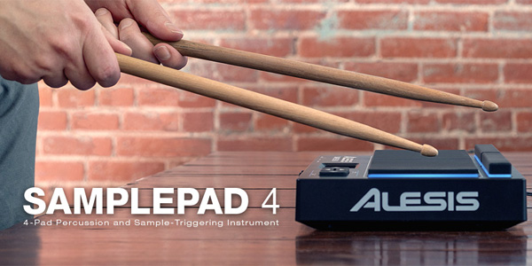 A4用紙よりも小さいドラムパッド『Alesis Sample Pad 4』発売！ | DJ