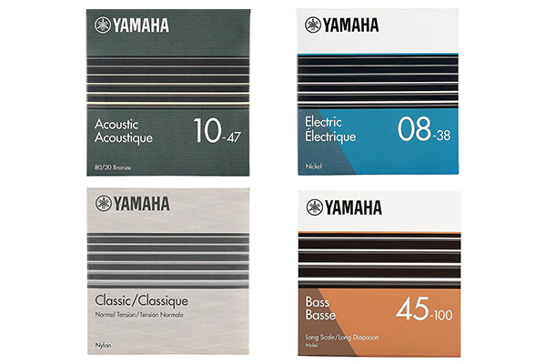 ヤマハ 新たなギター・ベース弦が登場！人気80/20ブロンズ＆フォス