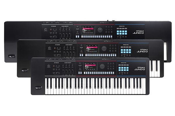 Roland JUNOシリーズ最新モデル「JUNO-D6/7/8」登場！さらに強化され